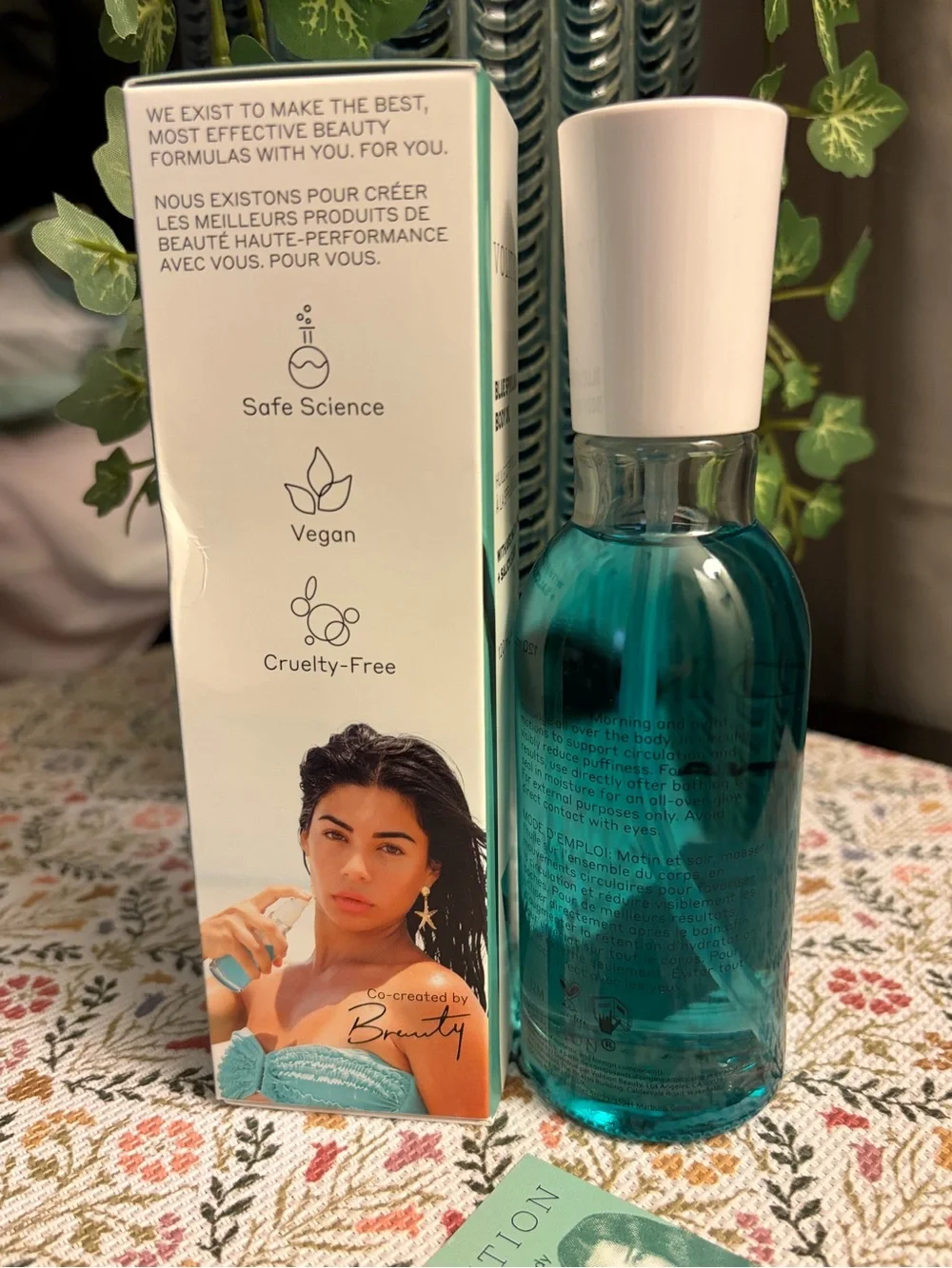 Volition Blue Spirulina Body Oil Niacin-amide Salicylic Acid Spirulina